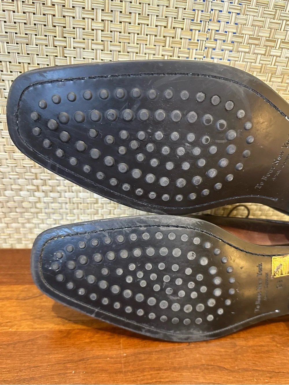 To Boot New York Adam Derrick Brown Leather Plain Toe Derby Dress Shoes Size 9.5